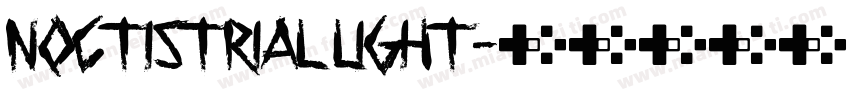 NoctisTrial Light字体转换